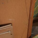 Original Swedish Oil on Panel – “House and Stream” by Pelle Nilsson, Dated