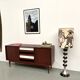 Modernist aluminum floor lamp