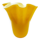 1970S Stunning Jacketed Fazzoletto Vase in Murano Glass. Made in Italy