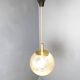 Globe pendant light by Glashutte Limburg, 1960s