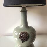 Stoneware lamp base danish midcentury by Knabstrup