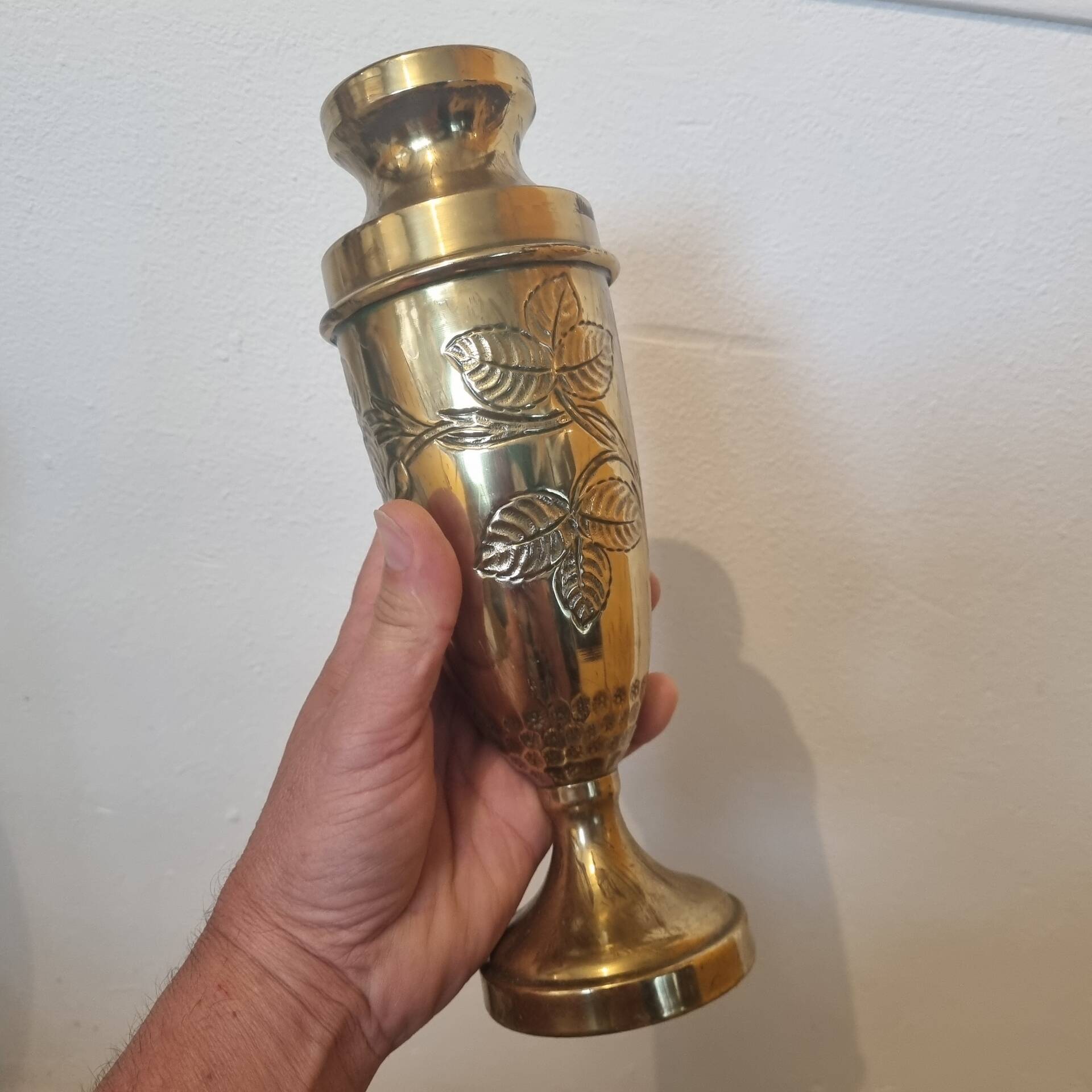 Paire de vases en cuivre début XXéme