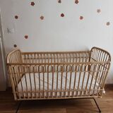 Handmade Saudaura rattan children's bed – Zara Home mattress included.