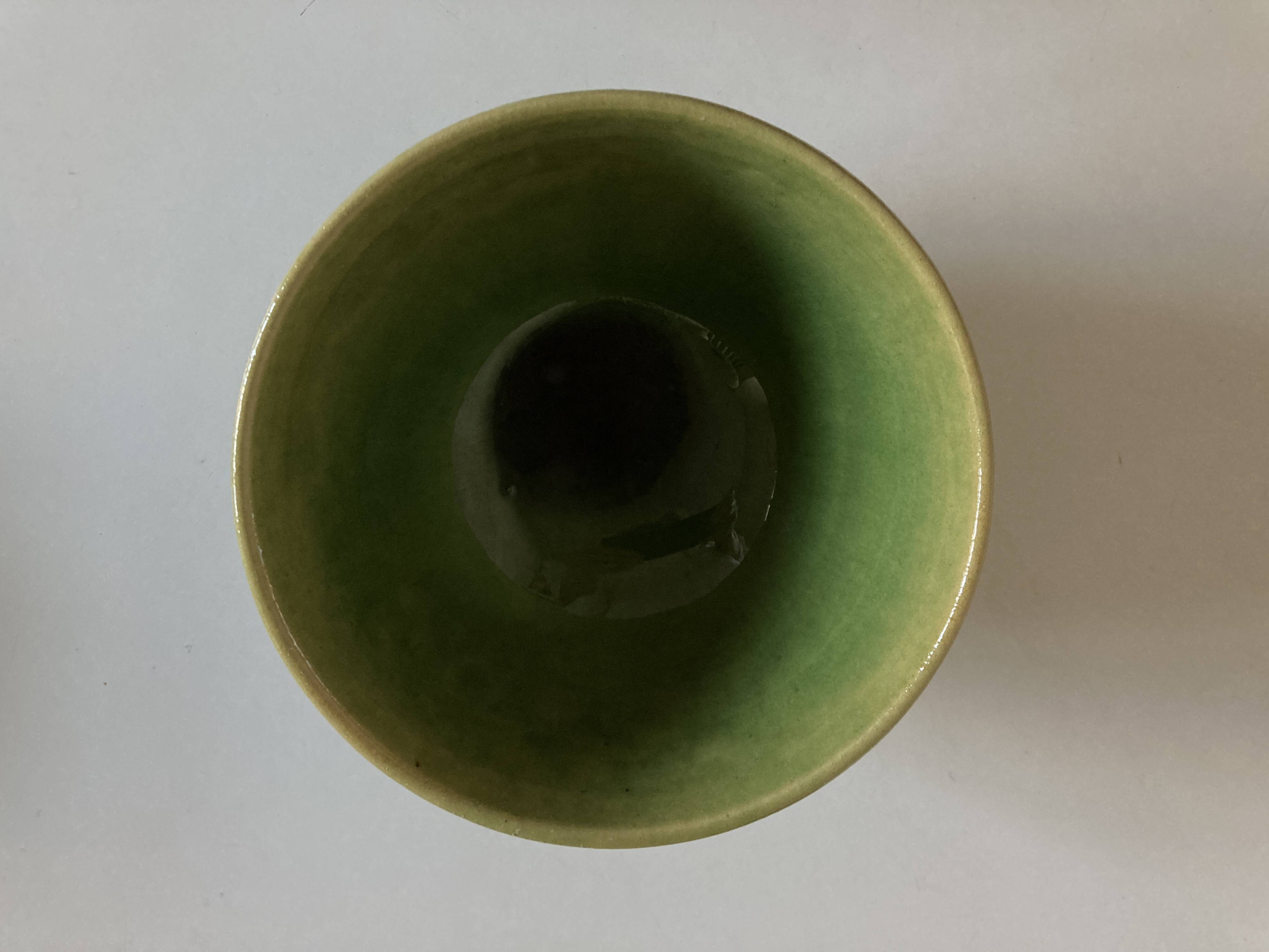 Biot glazed earthenware salad bowl, 1960, diameter 14cm