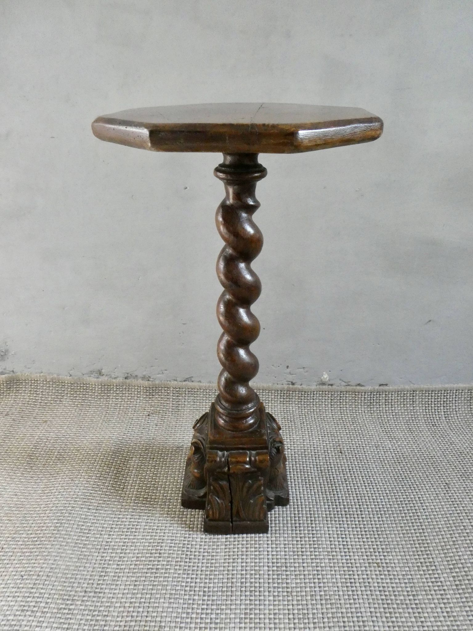 Side table, occasional table, neo-Renaissance, with fauna, late 19th century.
