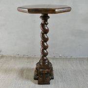 Side table, occasional table, neo-Renaissance, with fauna, late 19th century.