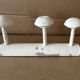 Antique wooden wall-mounted coat rack