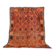 Vintage Moroccan Rug 210 x 286 cm - Antique Berber Rug - Wool Moroccan Rug