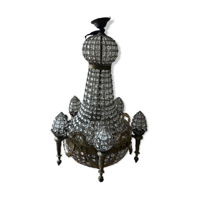 Lustre Mongolfiere Style Louis XVI - 19 e siècle