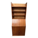 Secrétaire scandinave vintage en chêne 1950