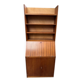 Vintage Scandinavian oak secretary from the 1950s.