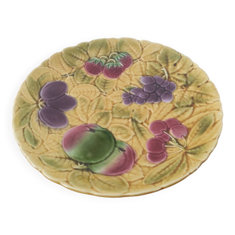 Sarreguemines Barbotine Dish