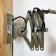 Green Industrial Military Gooseneck Scissor Wall Lamp from Elektroinstala,