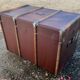 Antique travel trunk