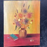 Tableau nature morte au bouquet de fleurs