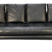 High-end 3-seater leather sofa