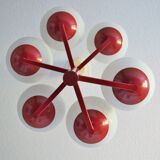 Ceiling chandelier Vintage design lamp from the 60s/70s space age