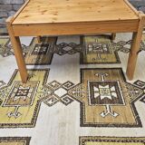 Table basse en pin danois 1970
