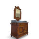 The antique walnut vanity , 19th century