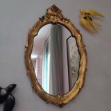 Louis XVI style gilded mirror
