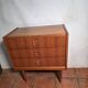 Scandinavian teak chest of drawers from the 1960s.