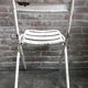 Chaise pliante en acier industriel