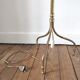 Golden tripod glass tablet lamp
