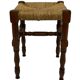 Vintage stool side table design brutalist design 60's oak