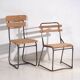 Chaises d’extérieur anciennes (vers 1920). Ensemble de 2 pièces #1