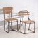 Chaises d’extérieur anciennes (vers 1920). Ensemble de 2 pièces #1