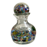 Murano millefiori blown glass carafe