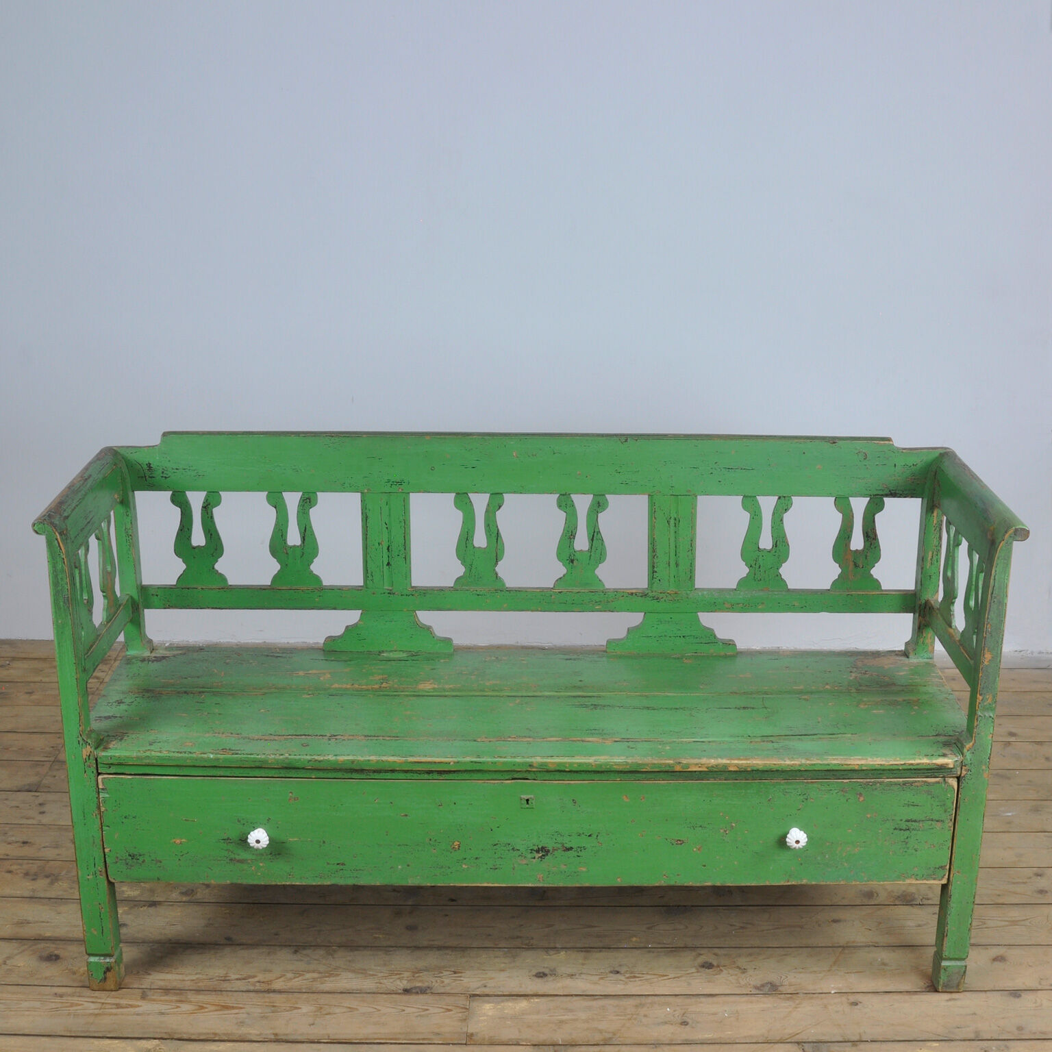 Antique box bench, 1920's