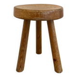 Stool called "Massue" Charlotte Perriand for 60s bows