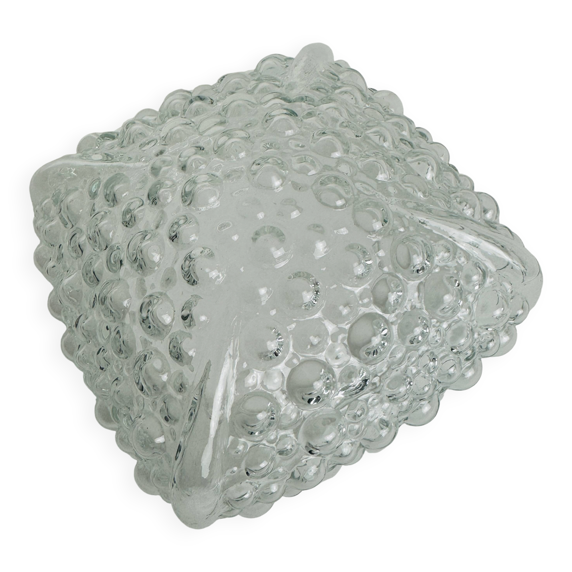 Vintage bubble glass wall light