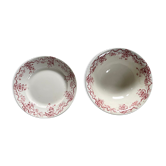 Deux plats en céramique de Longwy