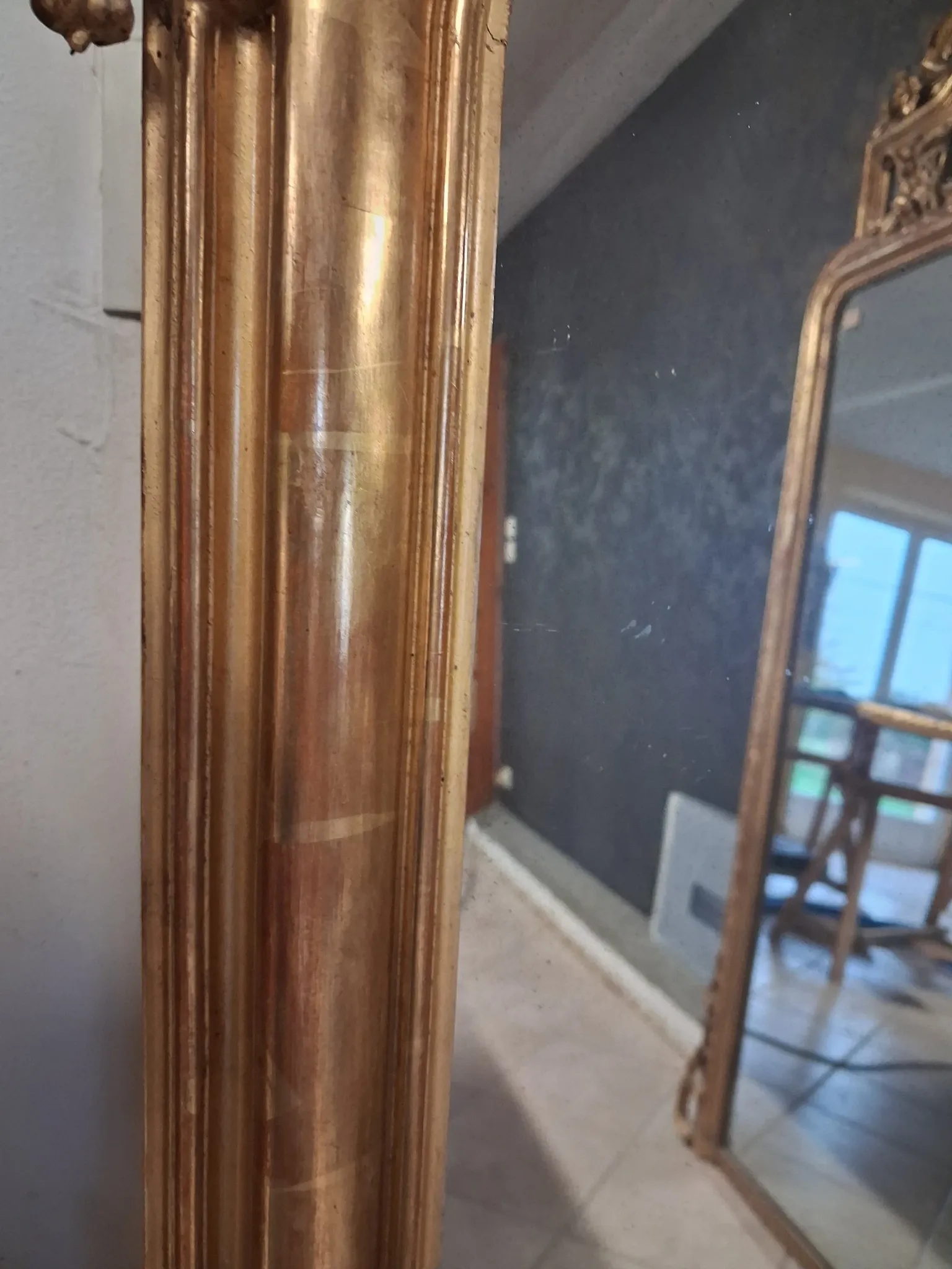Mirror from the 19th century, 170 x 94.