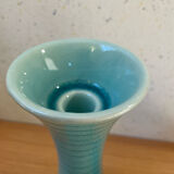 Set of 2 glazed stoneware candle holders