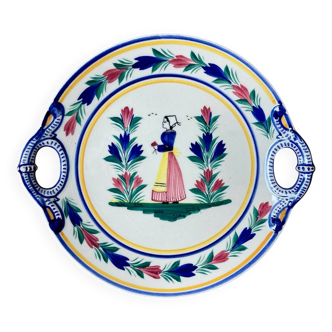 Plat à gâteau Henriot Quimper