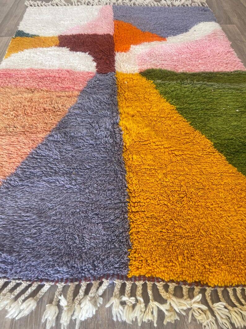 Tapis multicolore en laine naturel 300/200cm