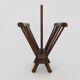 1950s Brutalist Wooden Magazine Rack