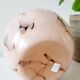 Art deco opaline glazen vaas, Verreries de Scailmont, Henri Heemskerk