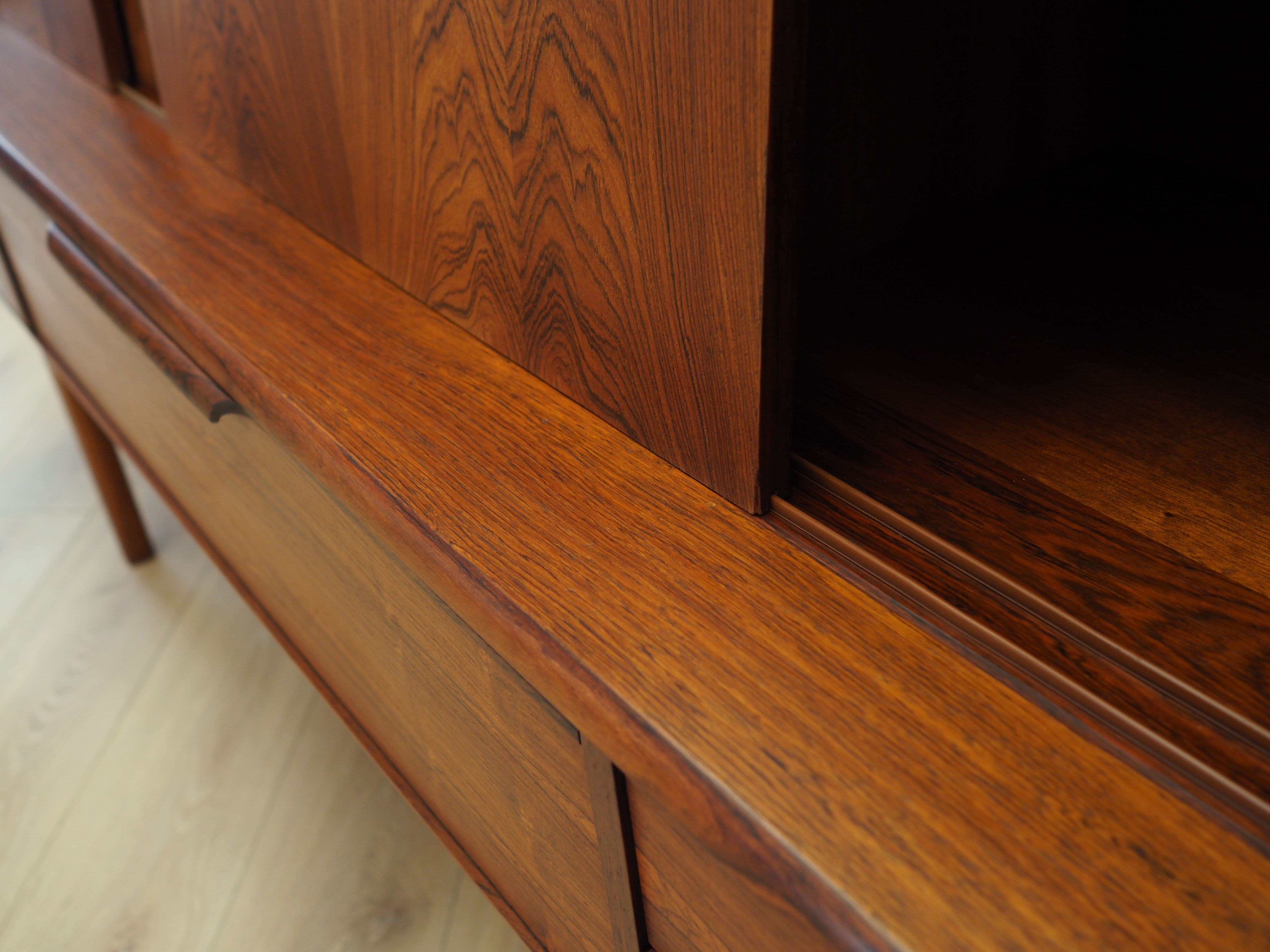 Rosewood highboard, Danish design, 1960s, manufactured by Luno Møbler