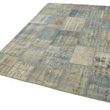 Handmade turkish overdyed 175 cm x 242 cm