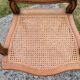 Antique Louis XV Style Armchair 20th Century Oak Caning Office Living Room