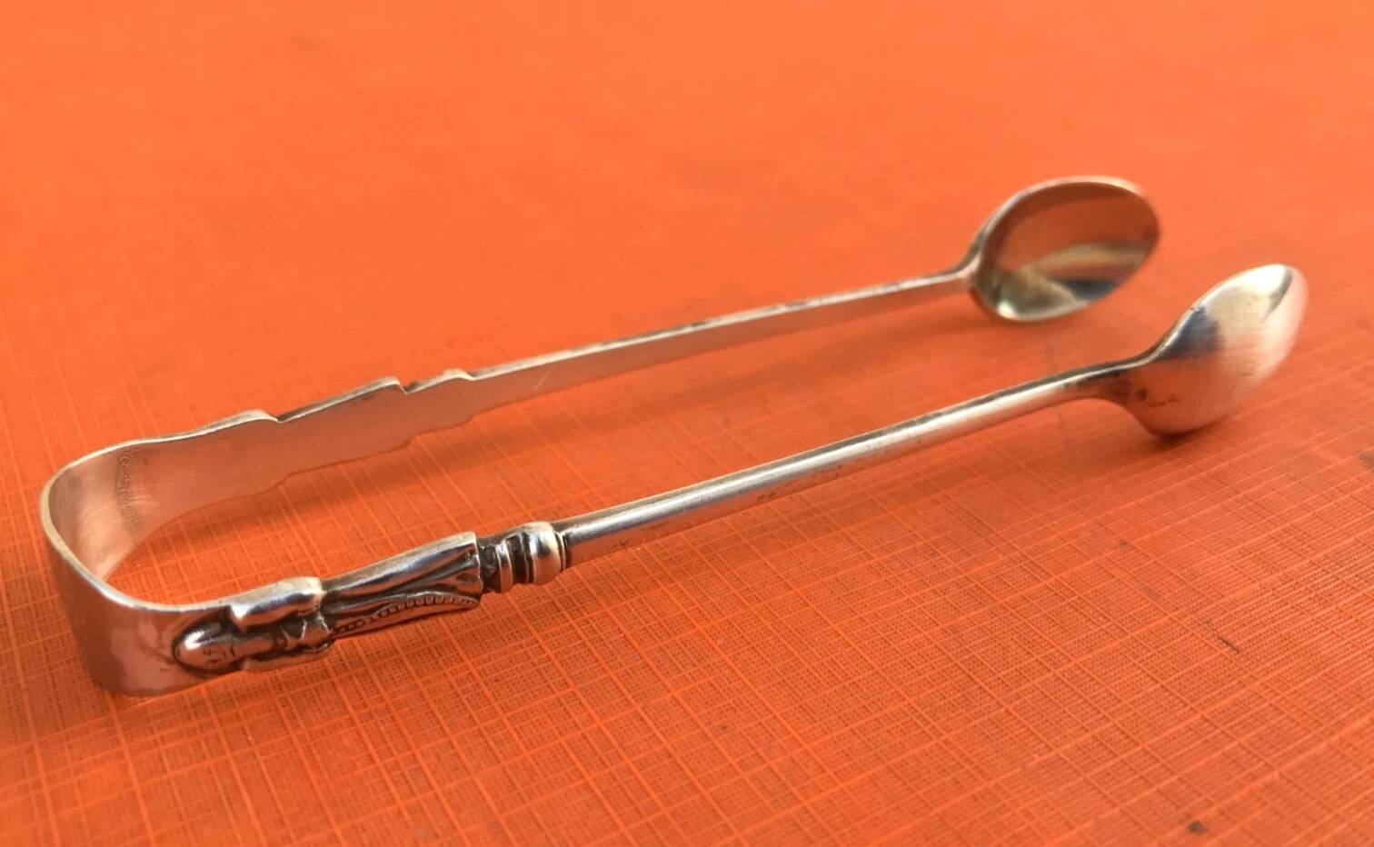 1900s Sugar tongs Religious decoration Apostle