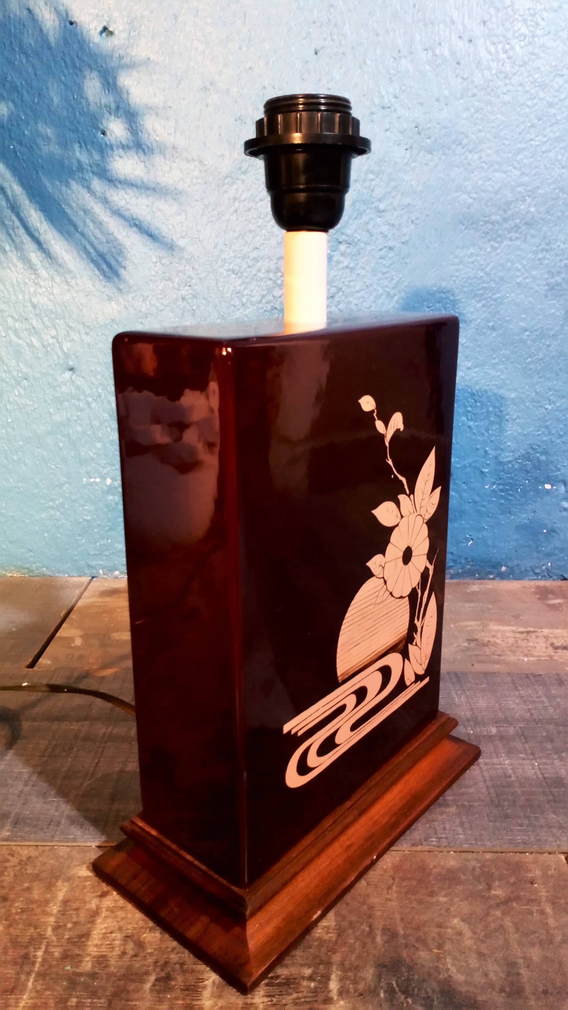 Ceramic lamp "Japan" 1970s