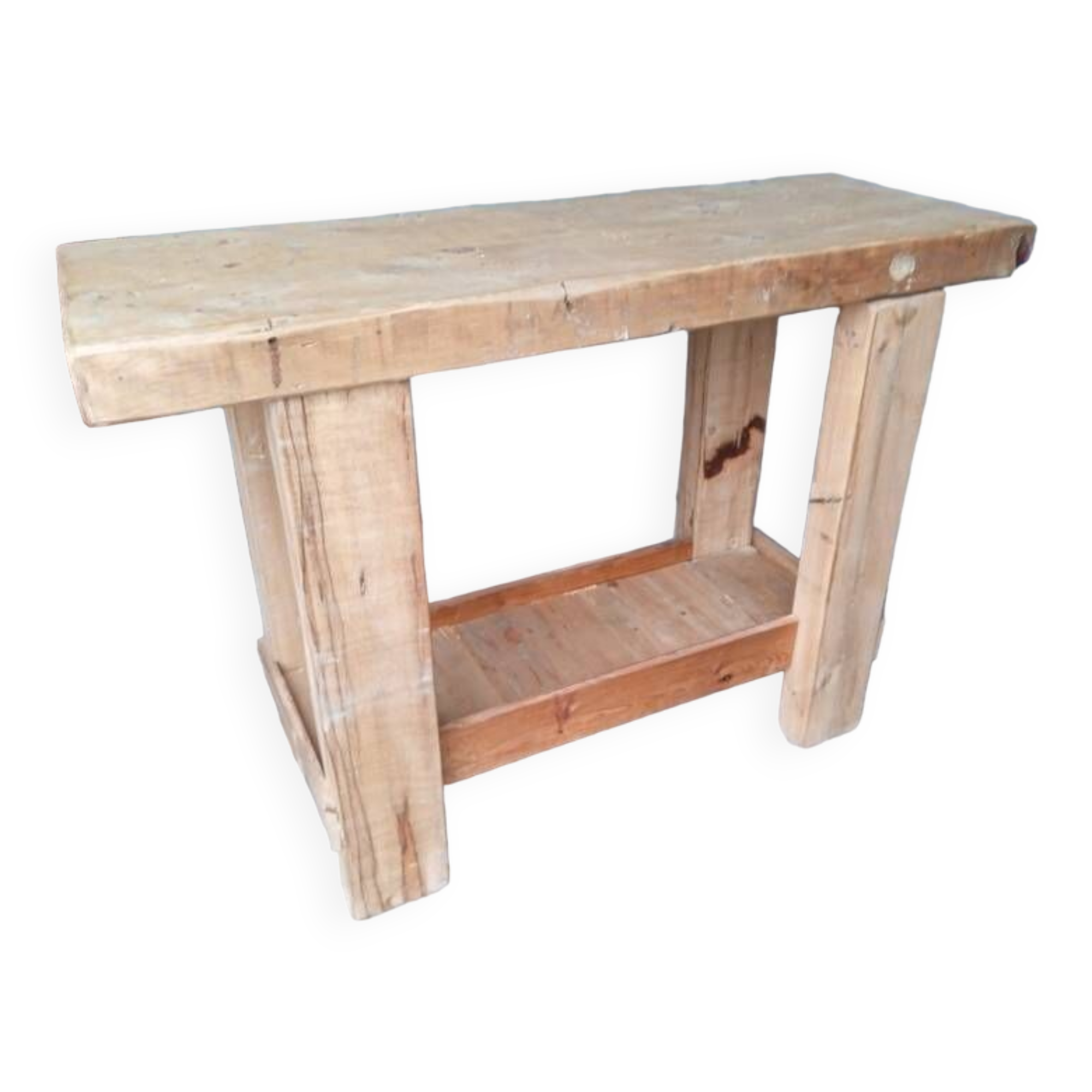 Workbench 120cm old solid wood