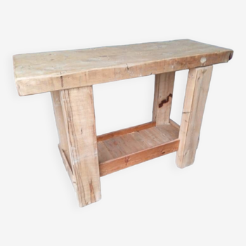 Etabli 120cm bois massif ancien