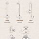 Pitchoun portable lamp in white terracotta