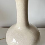 Vintage cracked glazed ceramic lamp – 1970s